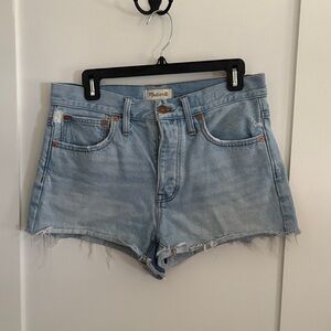 Madewell Light Blue Jean Shorts